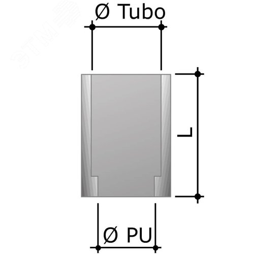 Втулка концевая D наружный=63 мм - фото 3