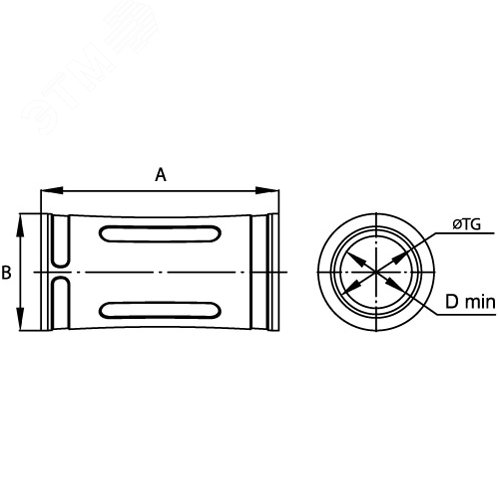 Муфта 32 труба-труба IP67 розн. - фото 2