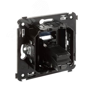 Avanti HDMI розетка одинарная в стену, тип А-А, Черный квадрат - фото 4