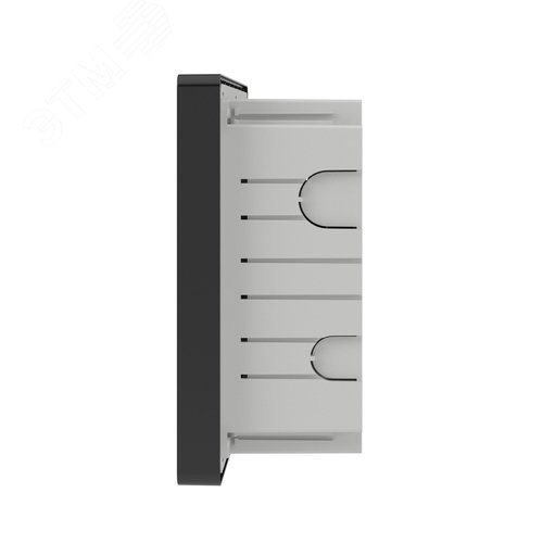 Щиток 12 мод встраиваемый для полых стен Фрейм (FRAME), черный, с тонированной дверцей, с 2 шинами PEN на 6 и 8 отв. - фото 4