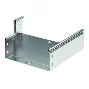 Переходник RRS левосторонний 200/100 H100 в комплекте с крепежными элементами и соединительными пластинами - фото 1