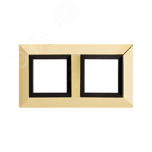 Рамка из металла, ''Avanti'', золотая, 4 модуля - фото 1