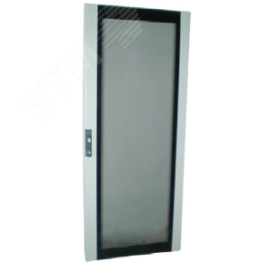 Дверь со стеклом IT-CQE 2200х600. RAL7035