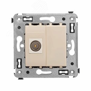 Avanti Розетка TV в стену оконечная ''Ванильная   дымка'' - фото 1