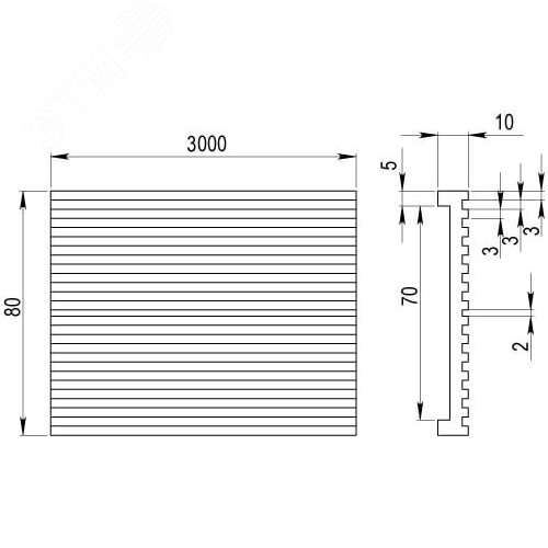 Прокладка силиконовая термостойкая для кабельных держателей BHR - фото 2