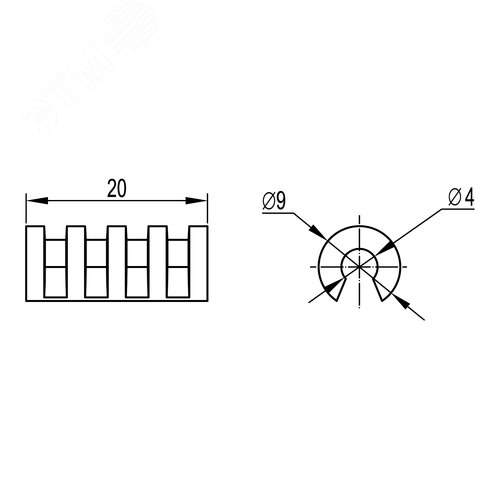 Держатель для крышки (для диаметра проволоки 4 мм) - фото 2
