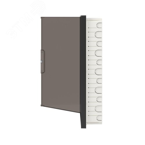 Щиток 36 мод встраиваемый Фрейм (FRAME), черный, с тонированной дверцей, с 4 шинами PEN (2шт на 8 отв. и 2шт на 10 отв.) - фото 5