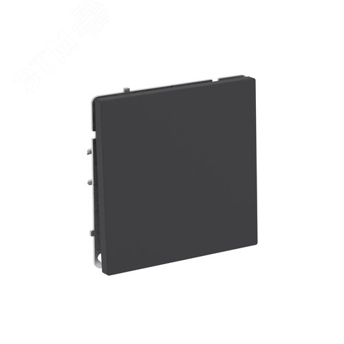 Выключатель одноклавишный, KANT, черный уголь - фото 2