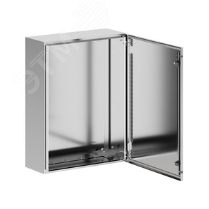 Корпус навесной STH с М/П, нержавеющая сталь AISI304, ВхШхГ 800x600x250 мм, с фланцем - фото 2