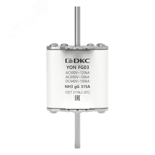 Предохранитель YON ножевого типа FG3 с одинарной индикацией 315А - фото 2