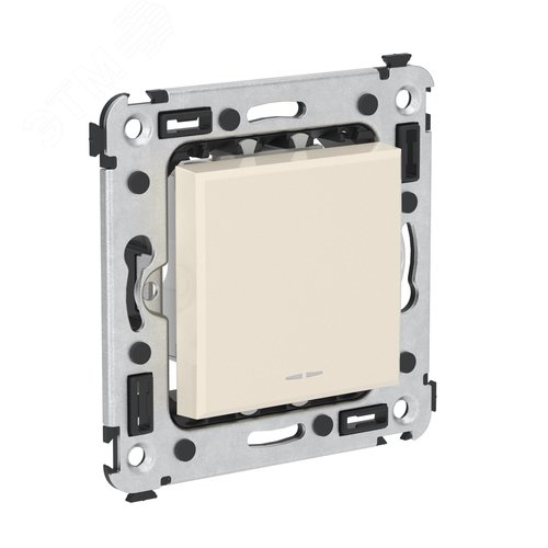 Avanti Кнопка одноклавишная в стену  Ванильная     дымка - фото 2