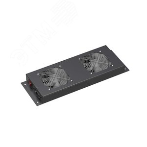 Модуль потолочный 2 вентилятора для крыши 600 RAL9005 - фото 2