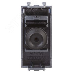 Avanti Розетка TV одиночная модульная, , Закаленная сталь, 1 модуль - фото 3