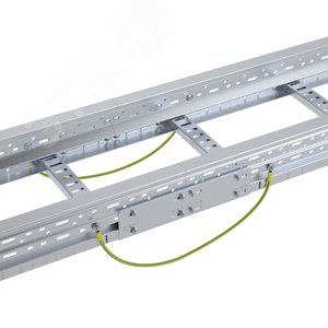 Соединитель термокомпенсационный для лотка U5 H80 цинк-ламельный (аналог горячеоцинкованный) в комплекте метизы - фото 2