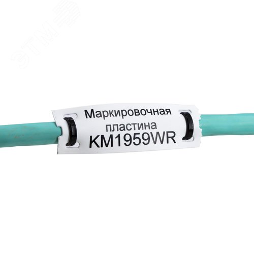 Пластины маркировочные DKC-135-NG для термотрансферной печати, размер 19х59мм, цвет белый, 0,8тыс.шт./упак. - фото 3