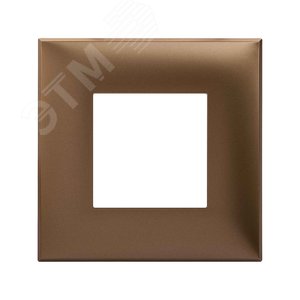 Avanti Рамка ARTLEBEDEV  Золотистый жемчуг 2      модуля - фото 1