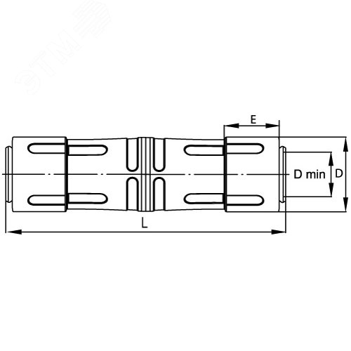 Муфта для труб армированных IP65 д.40мм - фото 2