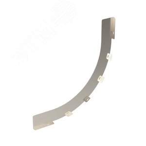 Перегородка SEP для вертикального внутреннего угла 90° H100, R600, в комплекте с крепежными элементами необходимыми для монтажа