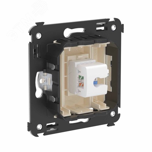 Avanti Телефонная розетка RJ-12 без шторки в стенуодин рная Ванильная дымка - фото 3