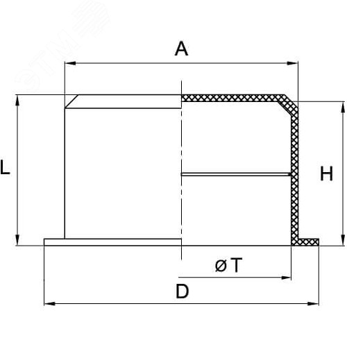 Заглушка для труб IP40 диаметр 16 мм - фото 5