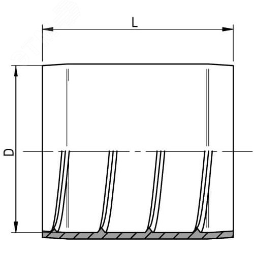 Уплотнительная муфта для металлорукава в изоляции DN 12 - фото 2