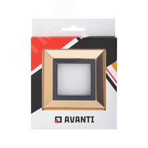 Рамка из металла, ''Avanti'', золотая, 2 модуля - фото 5