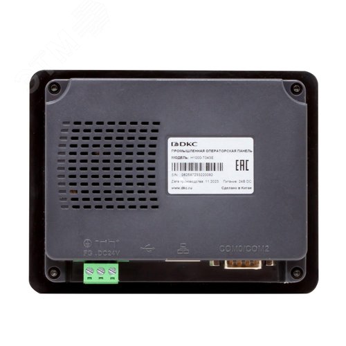Панель операторская промышленная, диагональ 4.3, дисплей TFT 16,77М цветов, разрешение 480х272 px, порты: 2 COM, 1 Micro USB, 1 Ethernet - фото 3