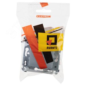 Avanti Розетка с крышкой в стену 2P+E с з/ш  Закаленная сталь - фото 5