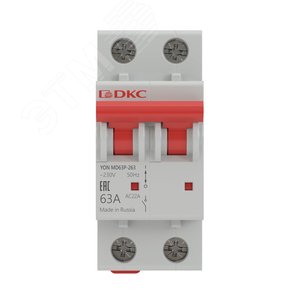 Выключатель нагрузки модульный YON MD63P 2P 40А - фото 2