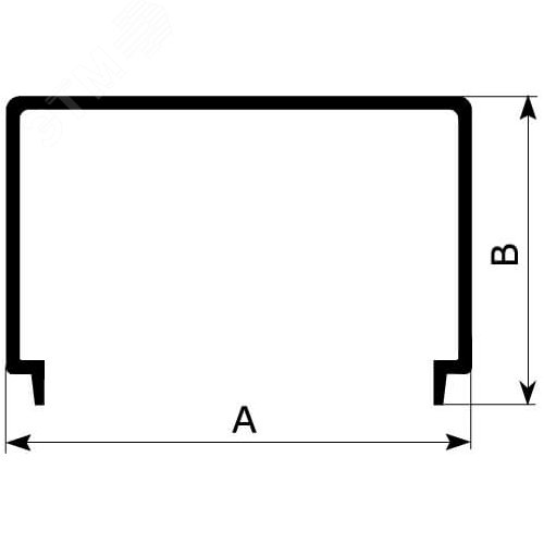 Крышка 90х40 мм (короба для кондиционеров) - фото 2