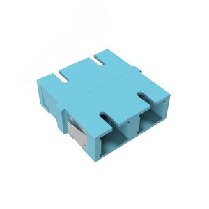 Изображение товара Адаптер SC/UPC-Duplex TOP ОМ3 бирюзовый (шт)