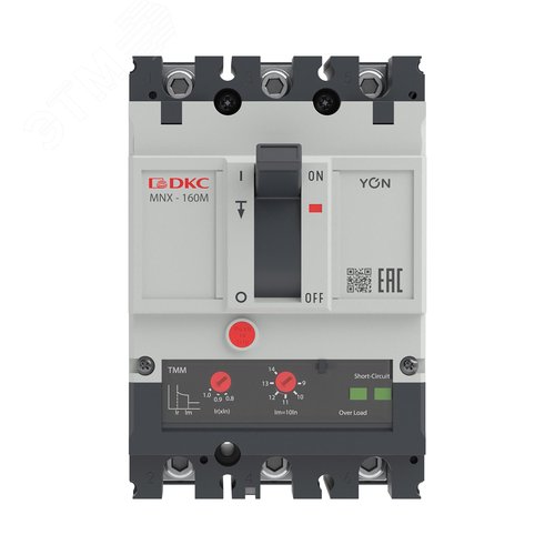 Выключатель автоматический YON pro MNX160M 3P 160 A 100 kA при AC415V расцепитель TMM - фото 2