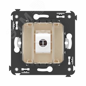 Avanti Компьютерная розетка RJ-45 без шторки в стену, кат.6А одинарная,  Ванильная дымка - фото 4