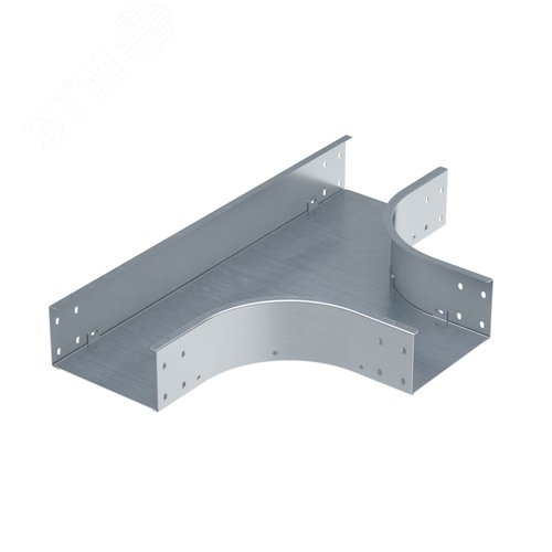 Ответвитель Т-образный 50х100 1,2 мм в комплекте крепежные элементы соединительные пластины - фото 1