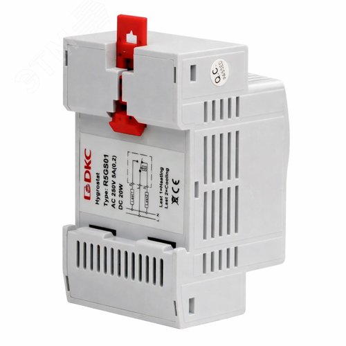 Гигростат с регулируемым диапазоном влажности 35…95%, переключающий контакт - фото 2