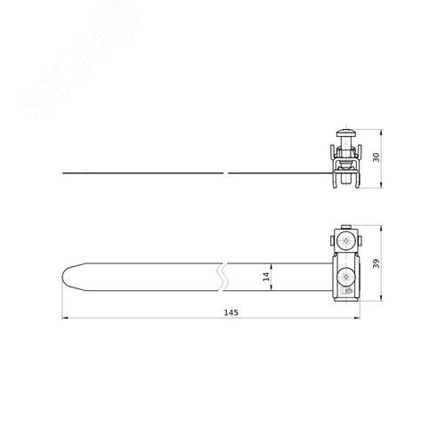 Хомут для уравнивания потенциалов D0-36мм - фото 2
