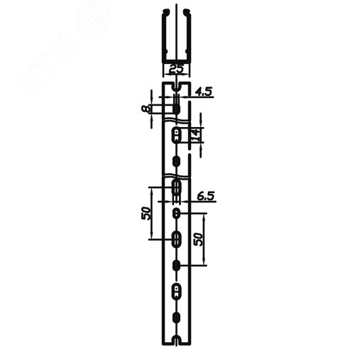 Короб перфорированный синий 25х30 RL75 QUADRO - фото 6