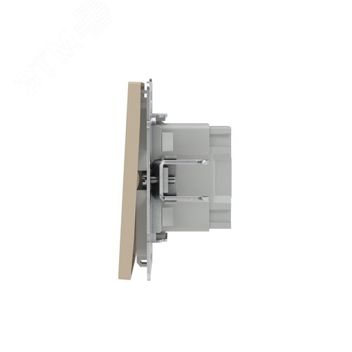 Выключатель одноклавишный, KANT, ванильный марципан - фото 4