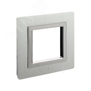 Рамка из алюминия, ''Avanti'', серая, 2 модуля - фото 2