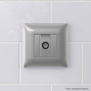 Avanti Розетка TV оконечная в стену,  Закаленная сталь - фото 5