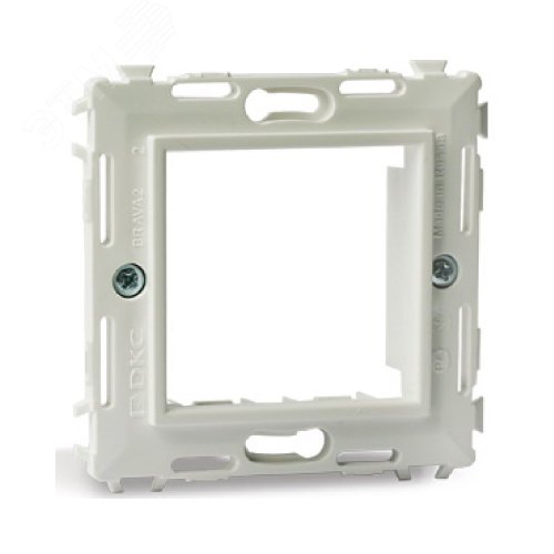 BRAVA Рамка 2 модуля черная - фото 1