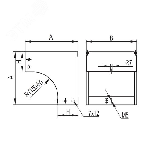 Угол горизонтальный изменяемый CPO 0-44 градусов 80х80 цинк-ламельный (аналог горячеоцинкованный) - фото 3
