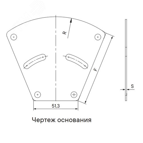 Угол горизонтальный изменяемый СРО 0-45 градусов 200х35 цинк-ламельный в комплекте крепежные элементы соединительные пластины - фото 2
