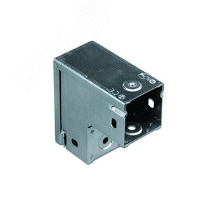 Угол вертикальный вниз 90 градусов 50х50 глухой цинк-ламельный - фото 1