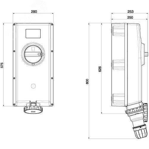 Трансформатор тока CT30 750A, класс 0.5S, 10ВА - фото 2