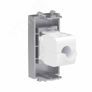 Avanti Компьютерная розетка RJ-45 без шторки модульная, кат.6А,  Закаленная сталь, 1 модуль - фото 3