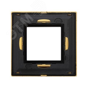 Рамка из металла, ''Avanti'', золотая, 2 модуля - фото 3