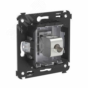 Avanti Компьютерная розетка RJ-45 без шторки в стену, кат.6 одинарная экранированная,  Закаленная сталь - фото 3