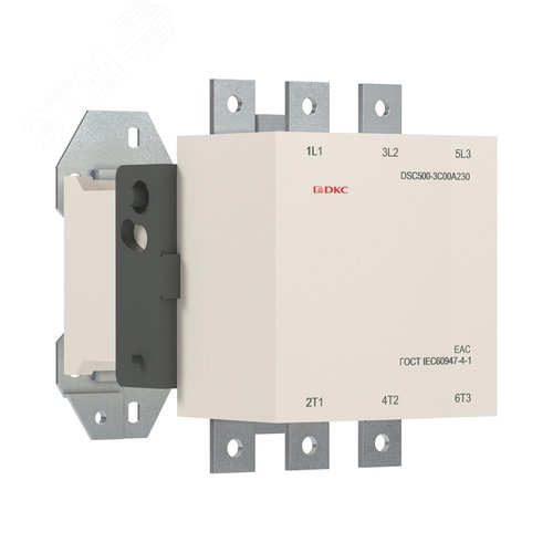 Изображение товара Контактор магнитный 500А 250кВт (AC3) кат 220В AC (шт)