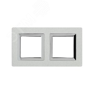 Рамка из алюминия, ''Avanti'', серая, 4 модуля - фото 1